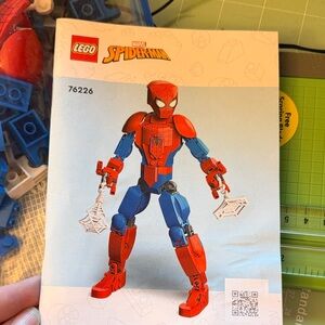 LEGO Marvel Spider-Man Figure with Red and Blue